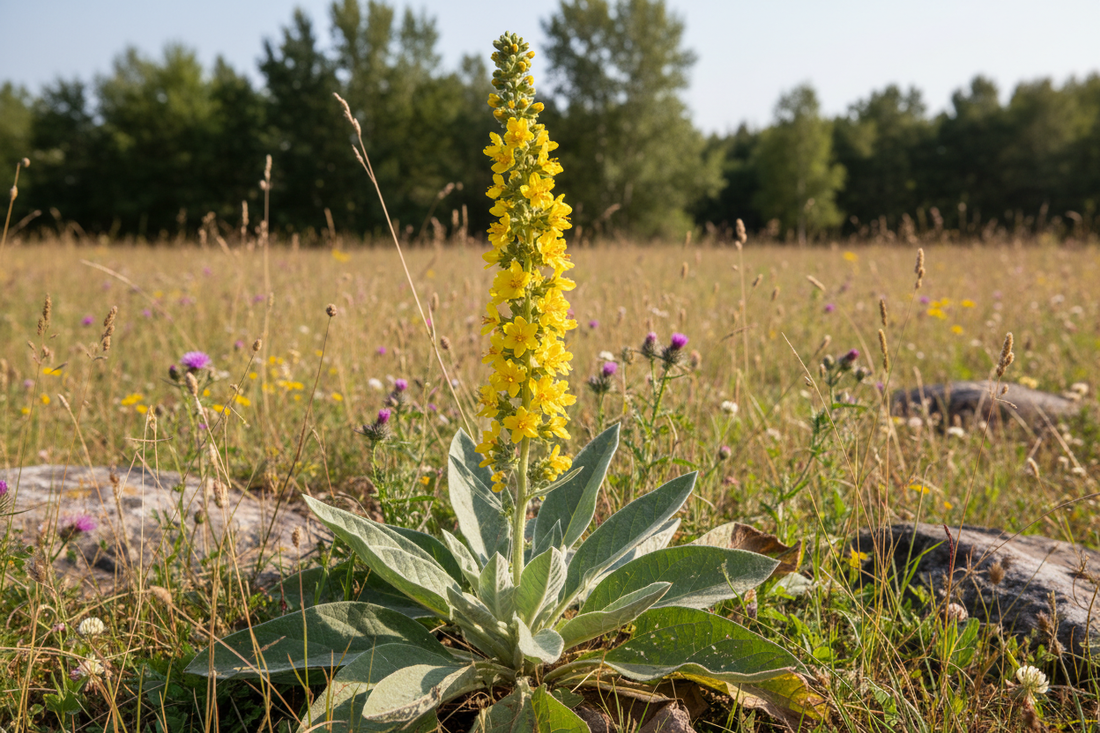 Mullein: The Torch of the Meadows – From Ancient Remedies to Respiratory Resilience